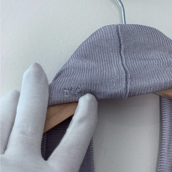 Helsa Revolve Aaliyah Lavender Knit Convertible Halter Backless Maxi Dress Sz M - Picture 7 of 10